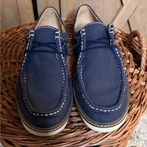 Classic Navy Men's Boat Shoes